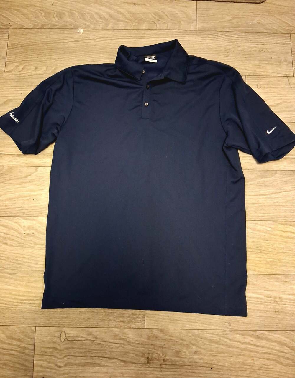 Nike Golf Dri-Fit Navy Blue Polo Shirt with Prudential Logo Men's XL